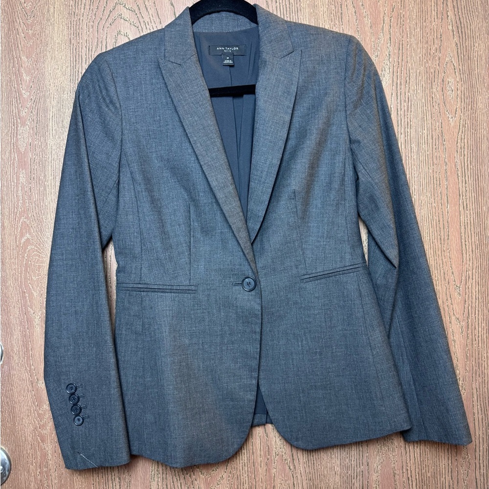 Ann Taylor Charcoal Blazer